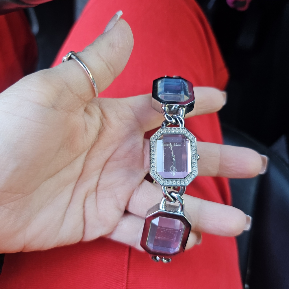 Baby Phat Silver and Purple Women's Watch